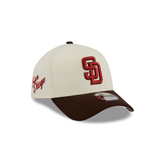 San Diego Padres City Script 9FORTY A-Frame Snapback Hat