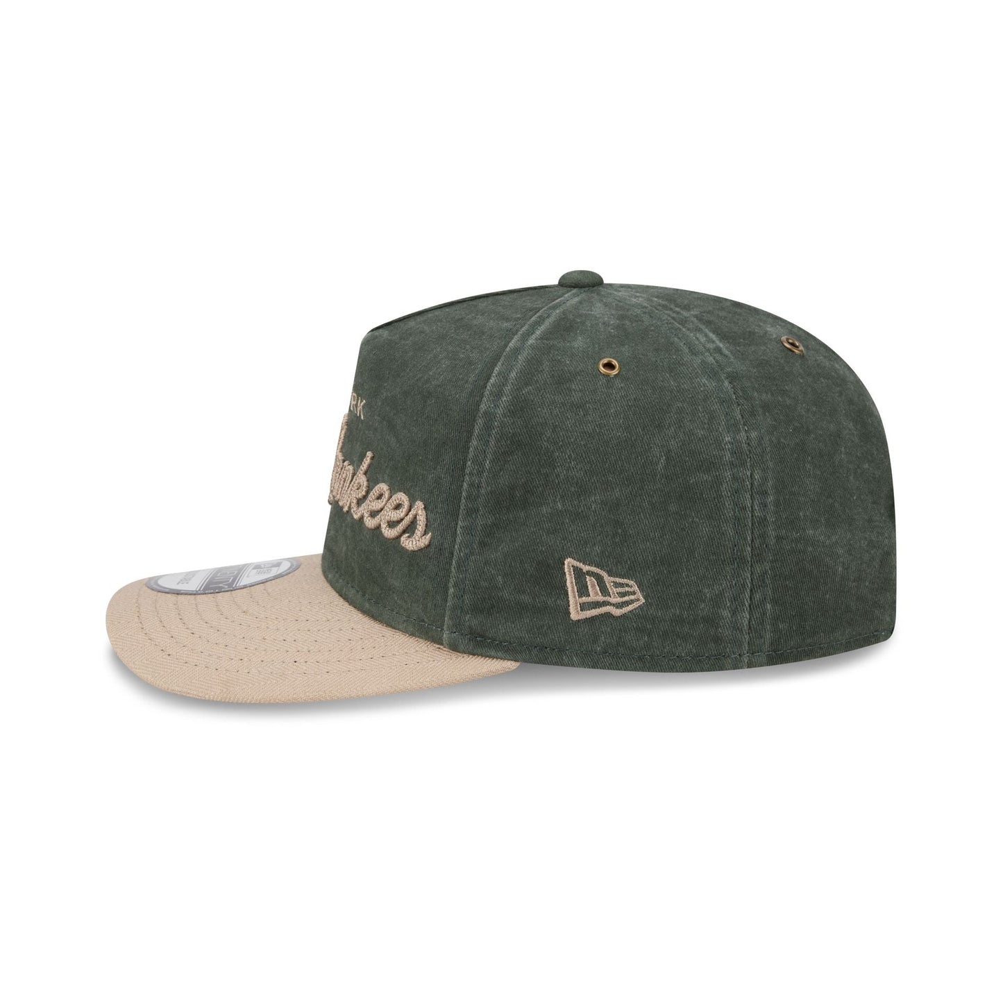New York Black Yankees Chainstitch Dark Green 19TWENTY Adjustable Hat