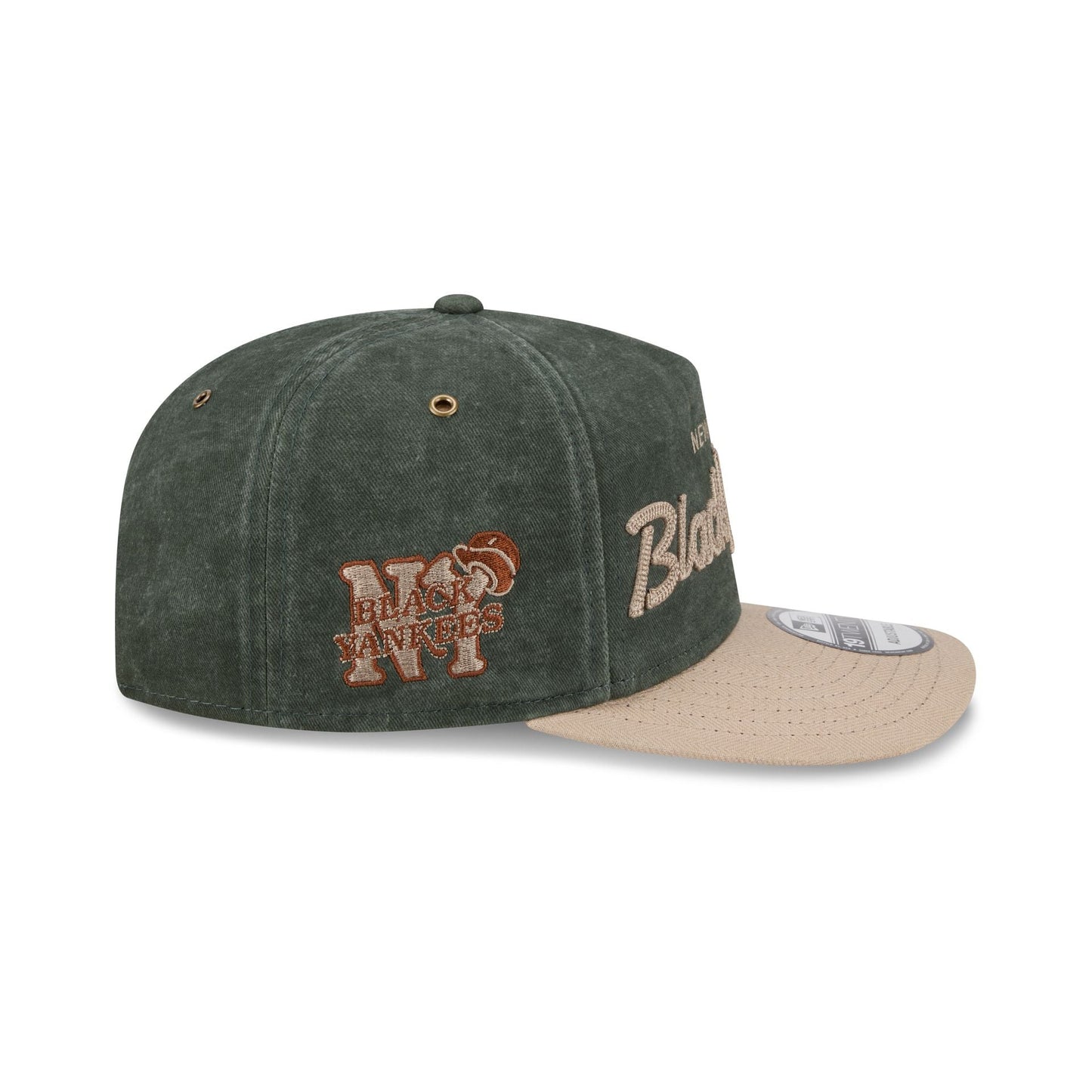 New York Black Yankees Chainstitch Dark Green 19TWENTY Adjustable Hat