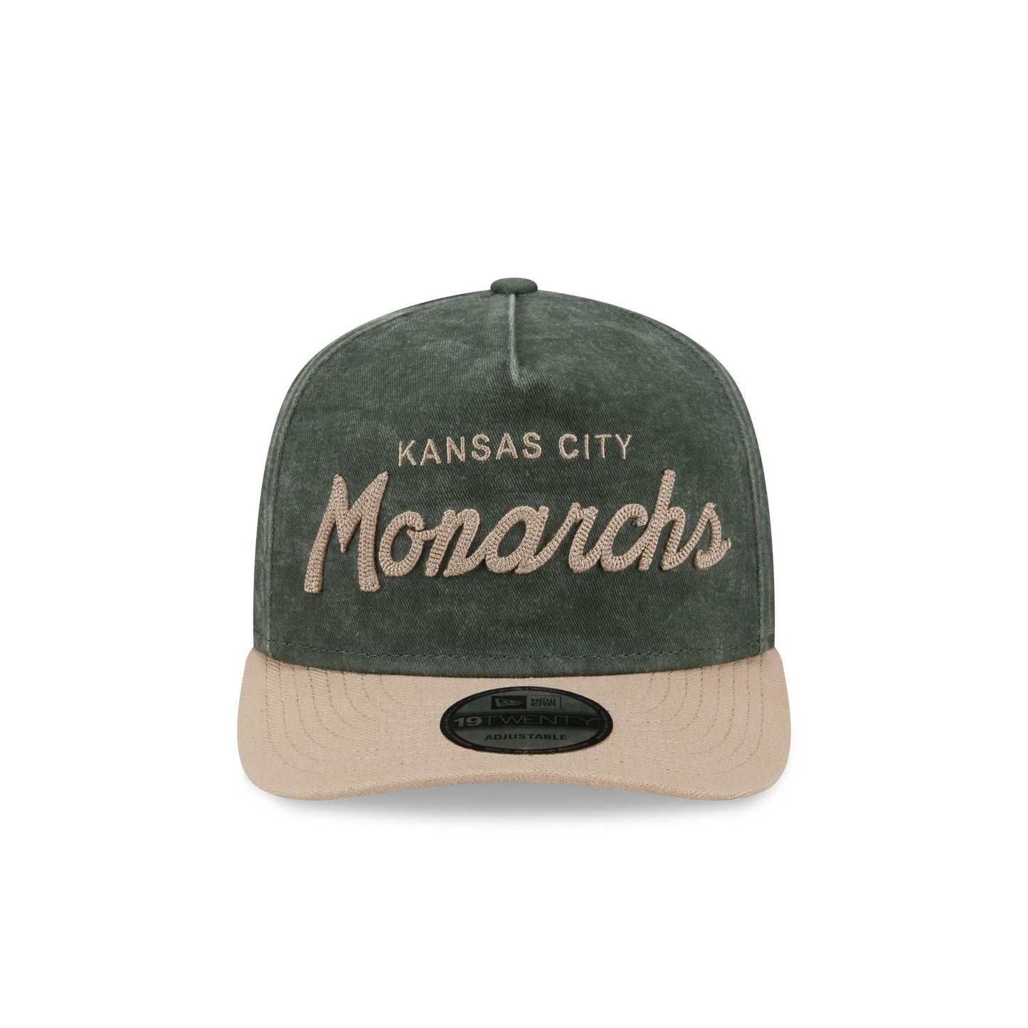 Kansas City Monarchs Chainstitch Dark Green 19TWENTY Adjustable Hat