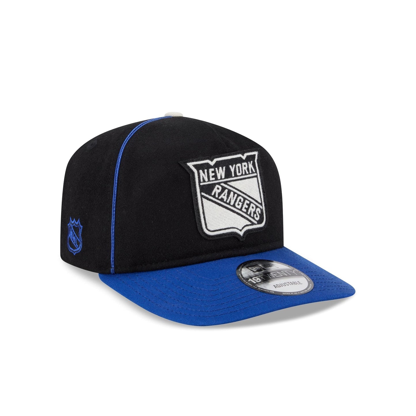 New York Rangers Felt Logo 19TWENTY Adjustable Hat