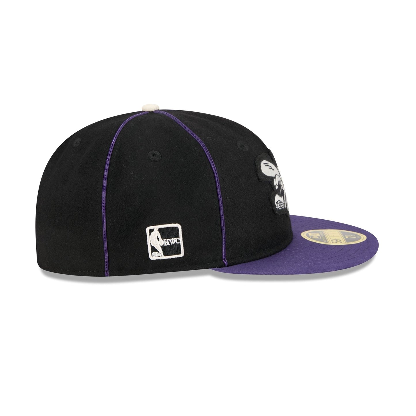 Charlotte Hornets Felt Logo Retro Crown 59FIFTY Fitted Hat
