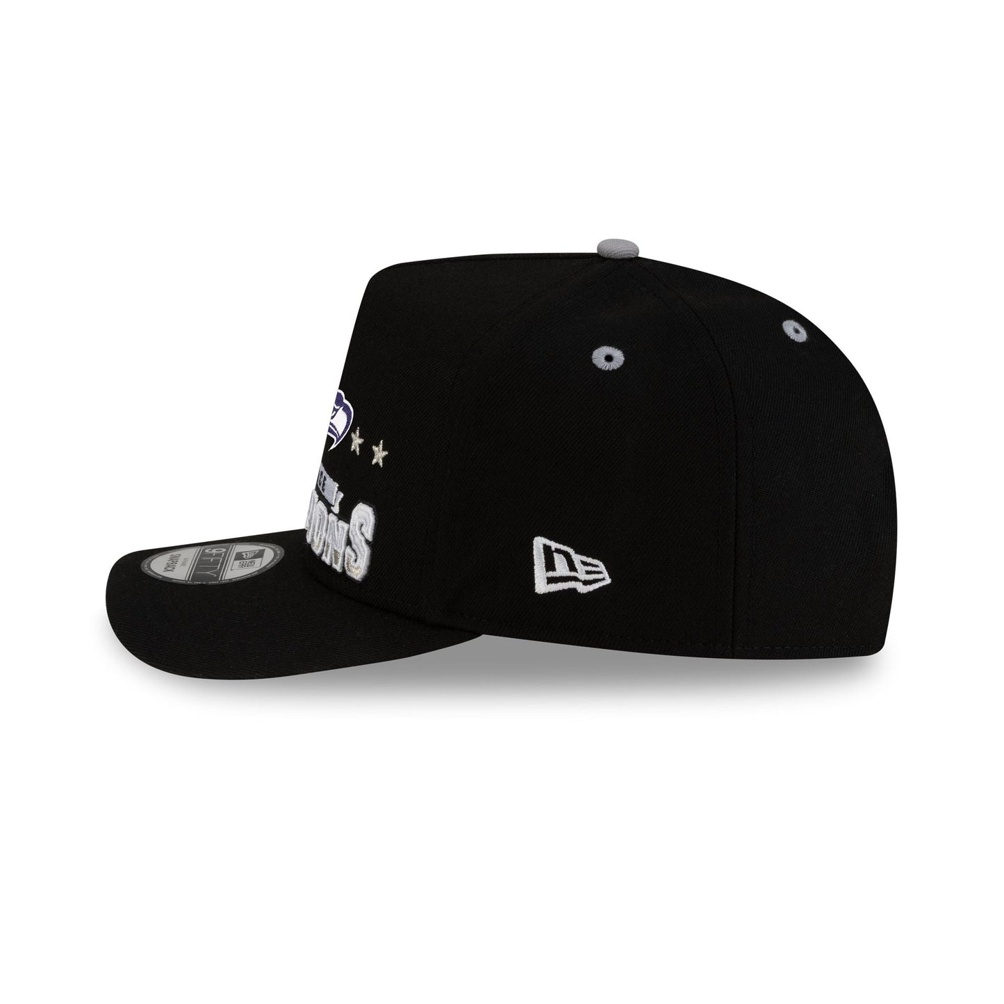 Seattle Seahawks 2025-2026 Conference Champions Locker Room 9FIFTY A-Frame Snapback Hat
