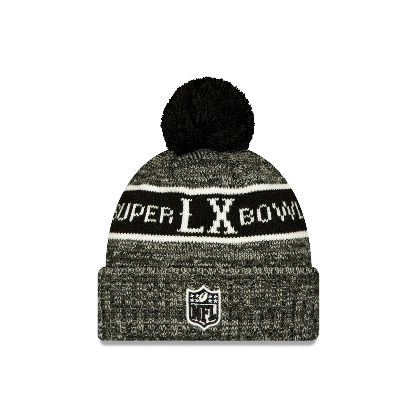 Seattle Seahawks Super Bowl LX Participation Pom Knit Hat