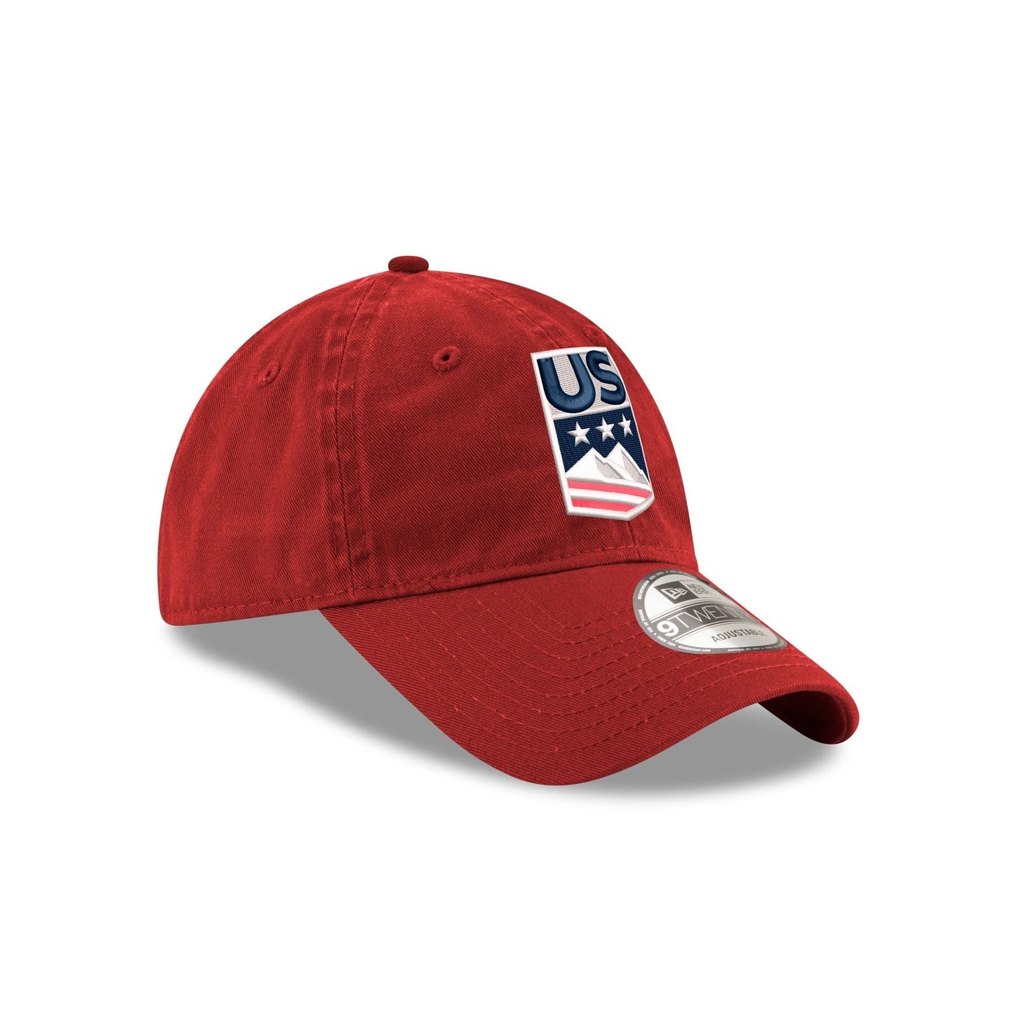 US Ski & Snowboard Red 9TWENTY Adjustable Hat