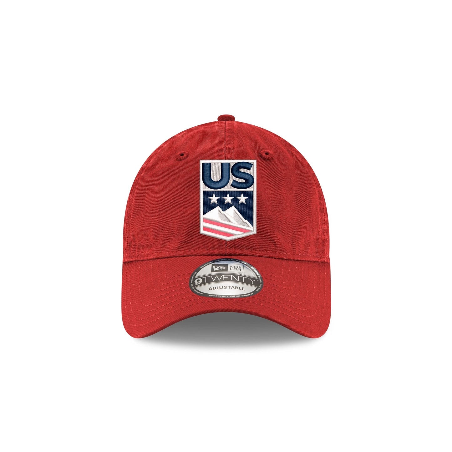 US Ski & Snowboard Red 9TWENTY Adjustable Hat
