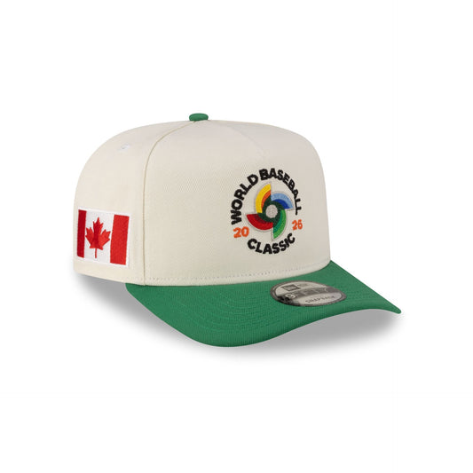Canada 2026 World Baseball Classic Chrome White 9FIFTY A-Frame Snapback Hat