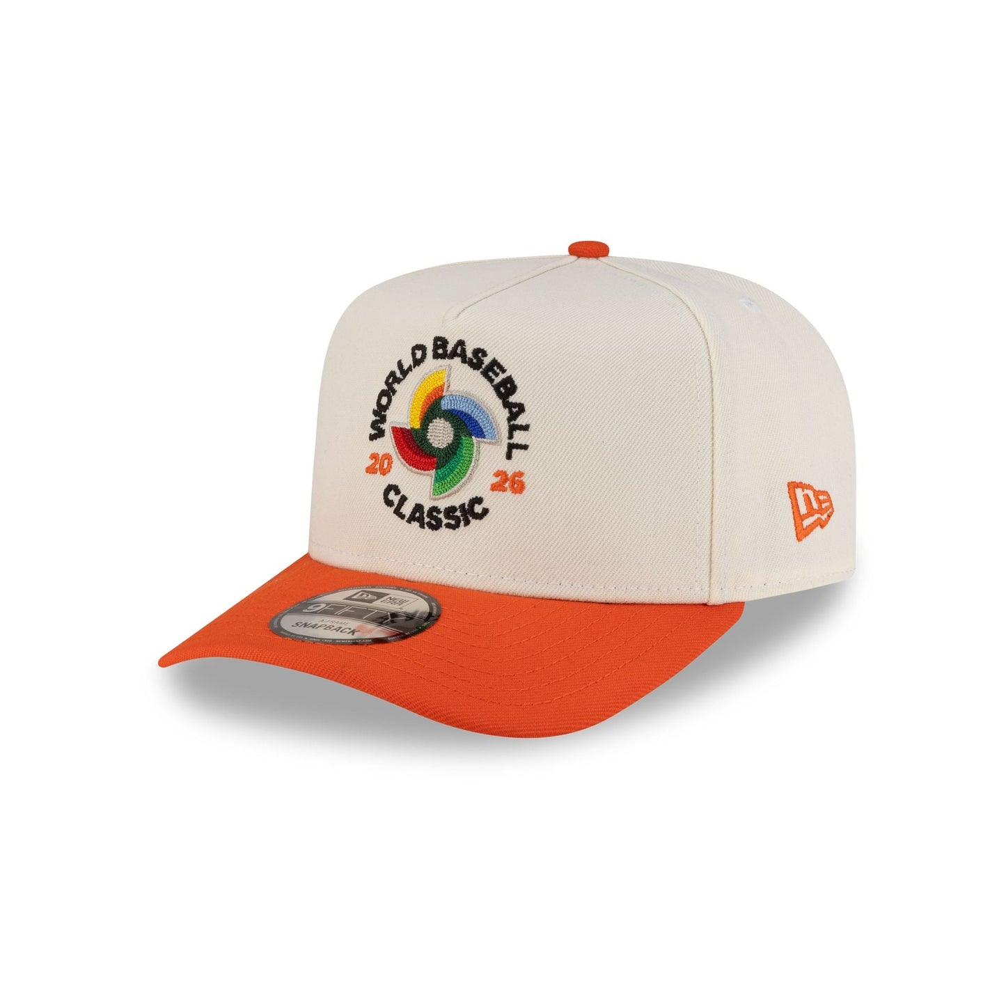 Brazil 2026 World Baseball Classic Chrome White 9FIFTY A-Frame Snapback Hat