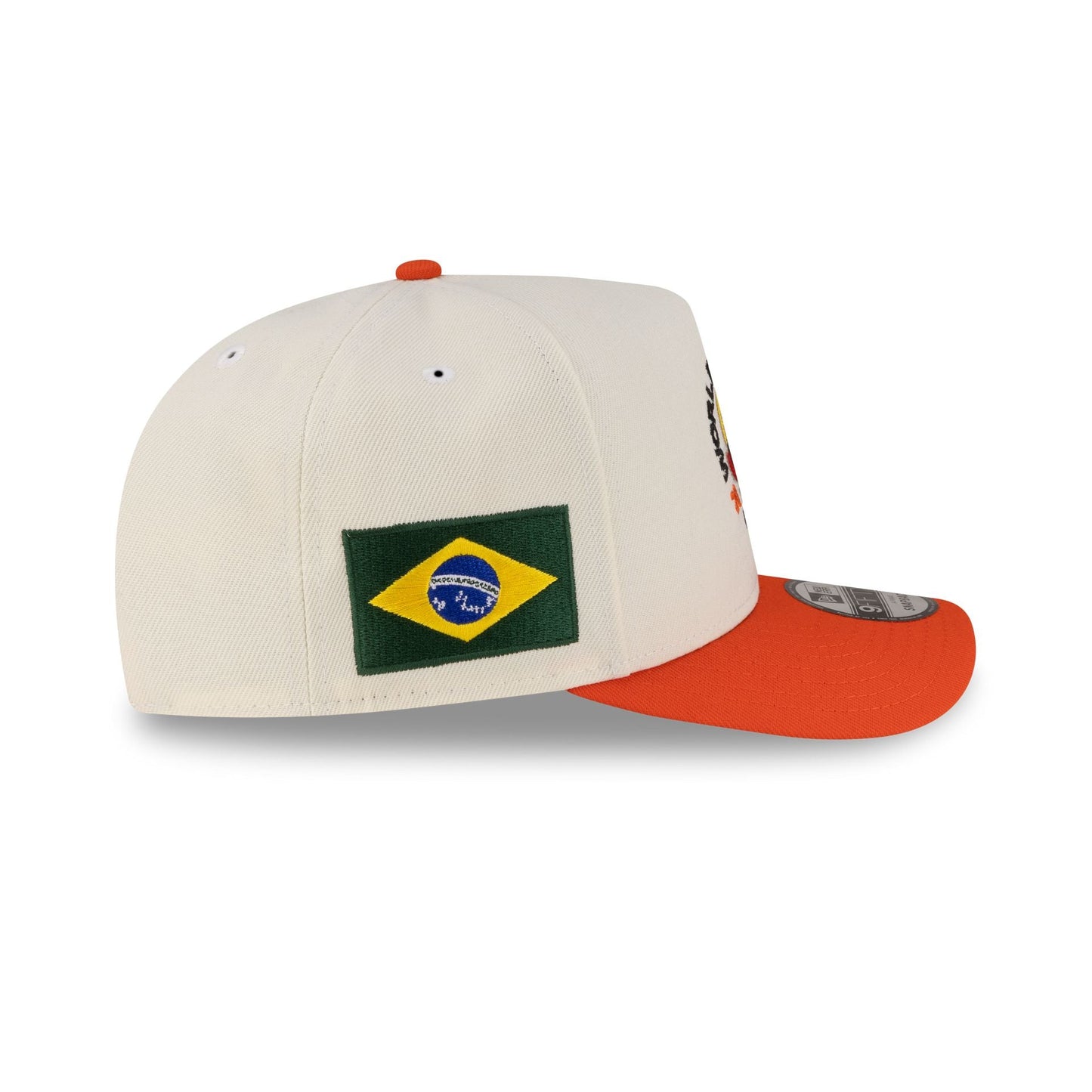 Brazil 2026 World Baseball Classic Chrome White 9FIFTY A-Frame Snapback Hat