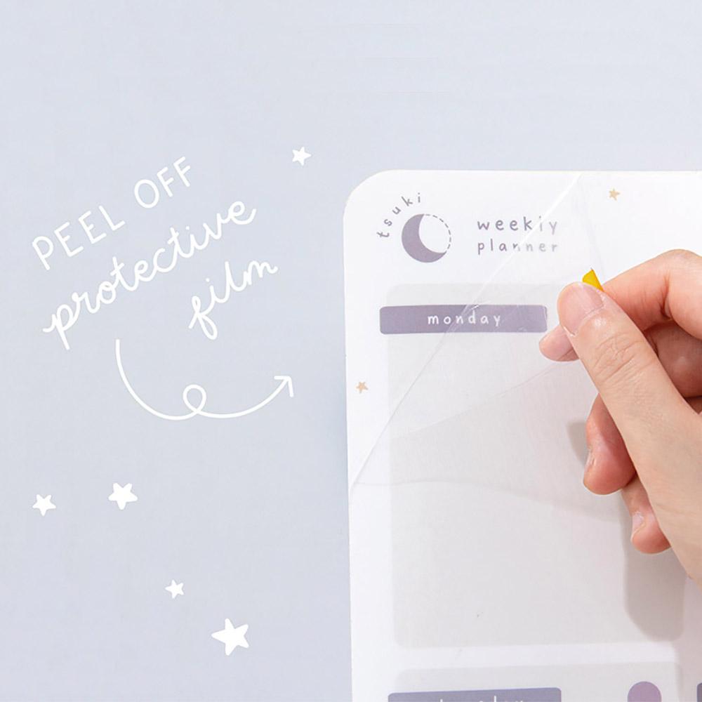 Tsuki Reusable Weekly Wall Planner ☾
