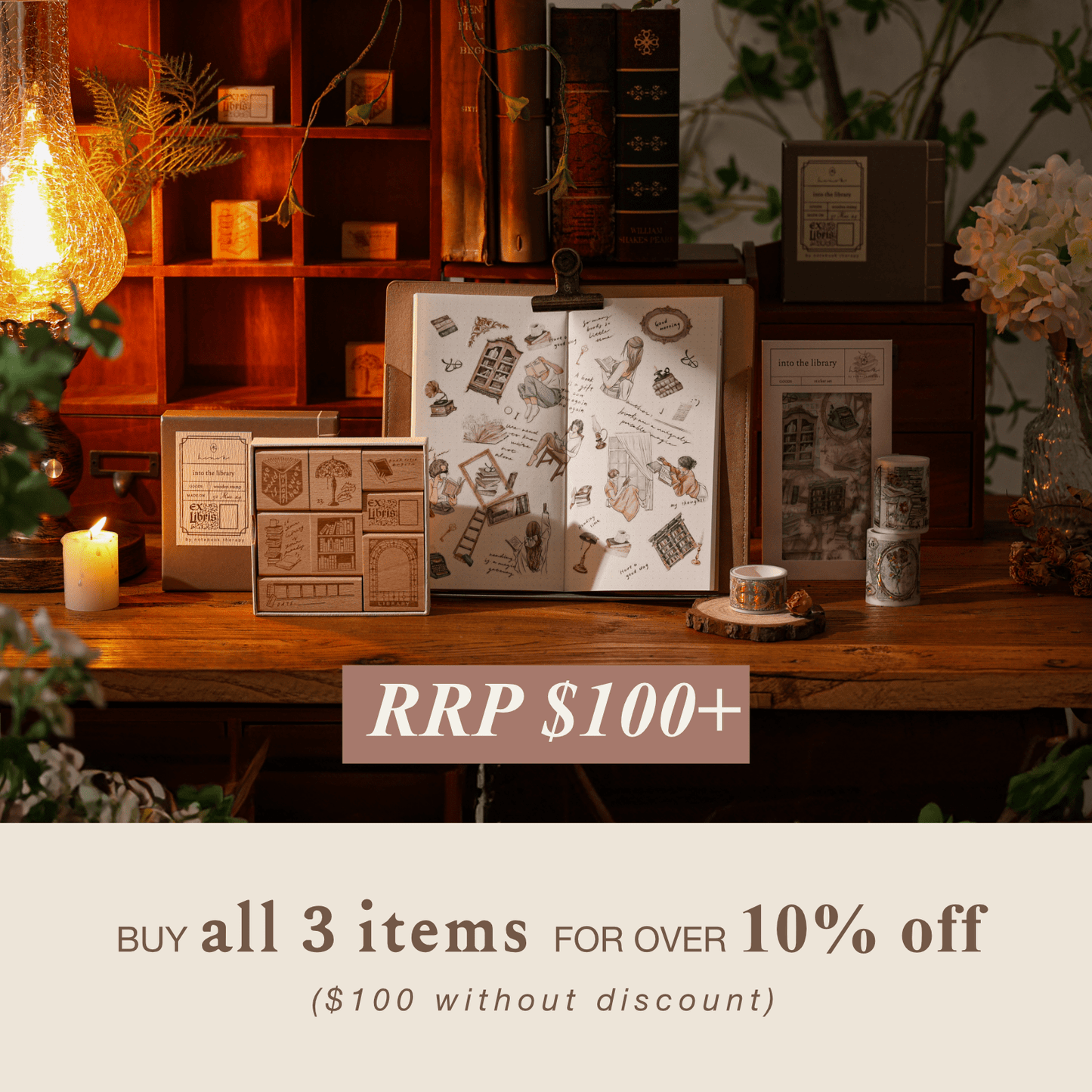 Hinoki ‘Into the Library’ Bundle