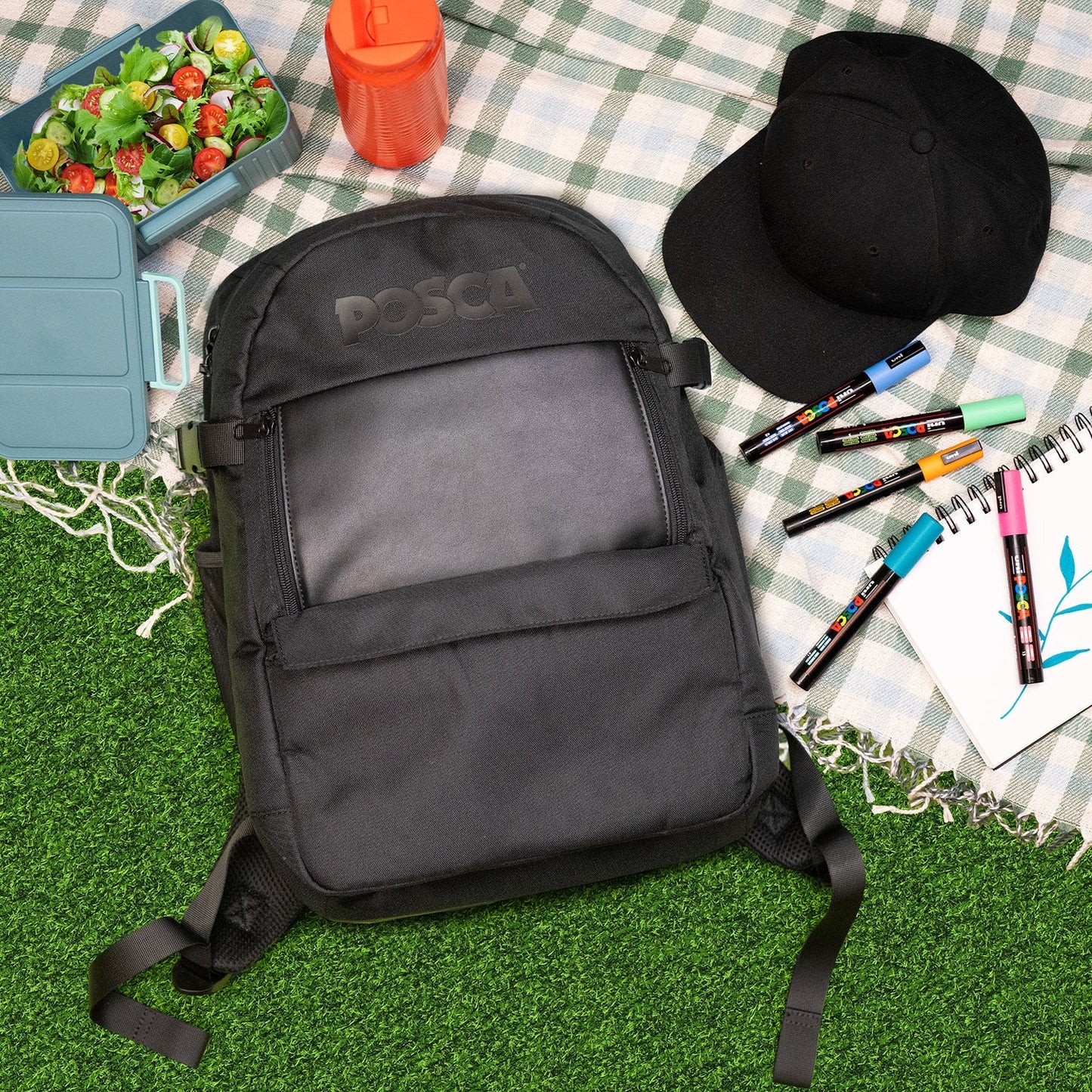 uni® POSCA® Exclusive Artist Backpack including 212 Count Assorted POSCA Items