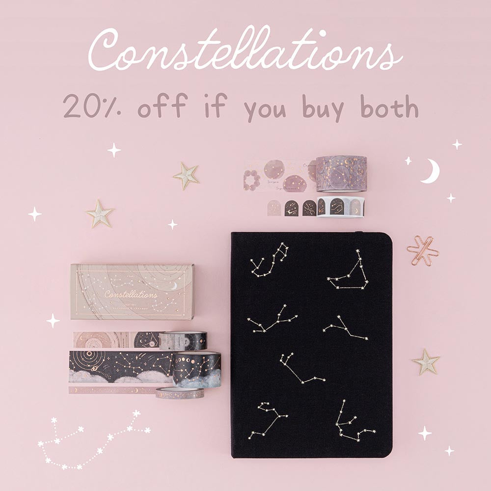 Tsuki ‘Constellations’ Washi Tape Set ☾