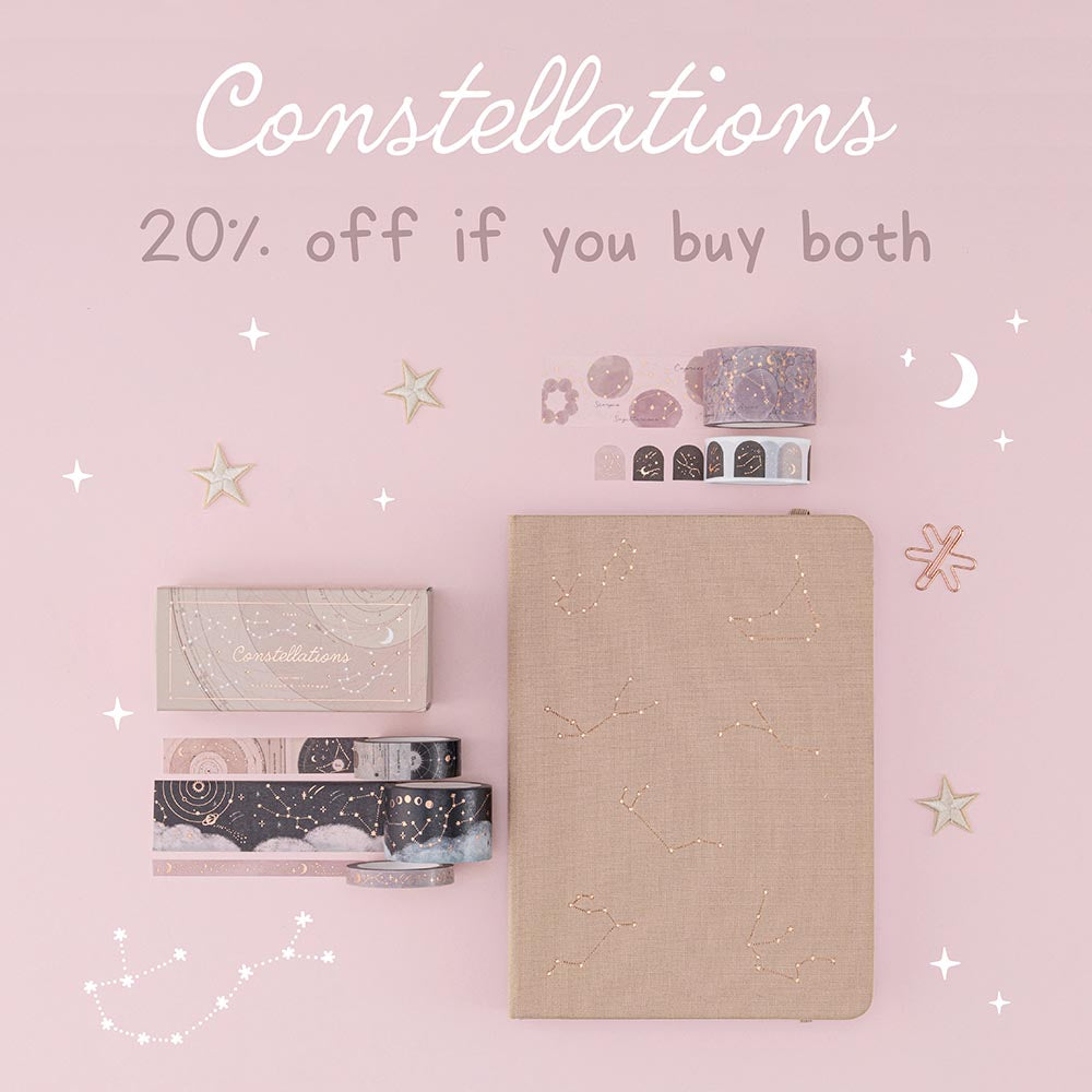 Tsuki ‘Constellations’ Washi Tape Set ☾