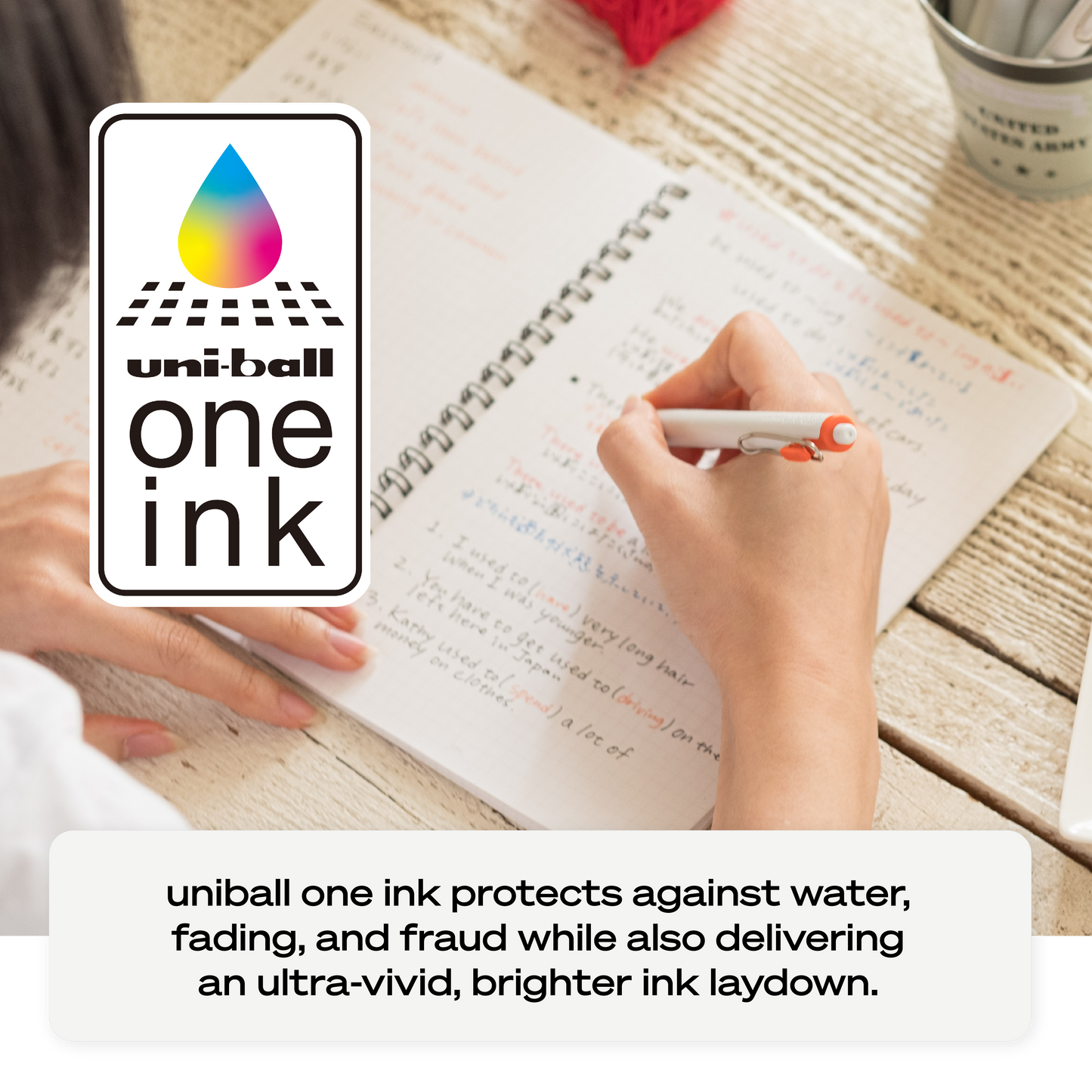 uniball™ ONE, Gel Pen, Black Barrel