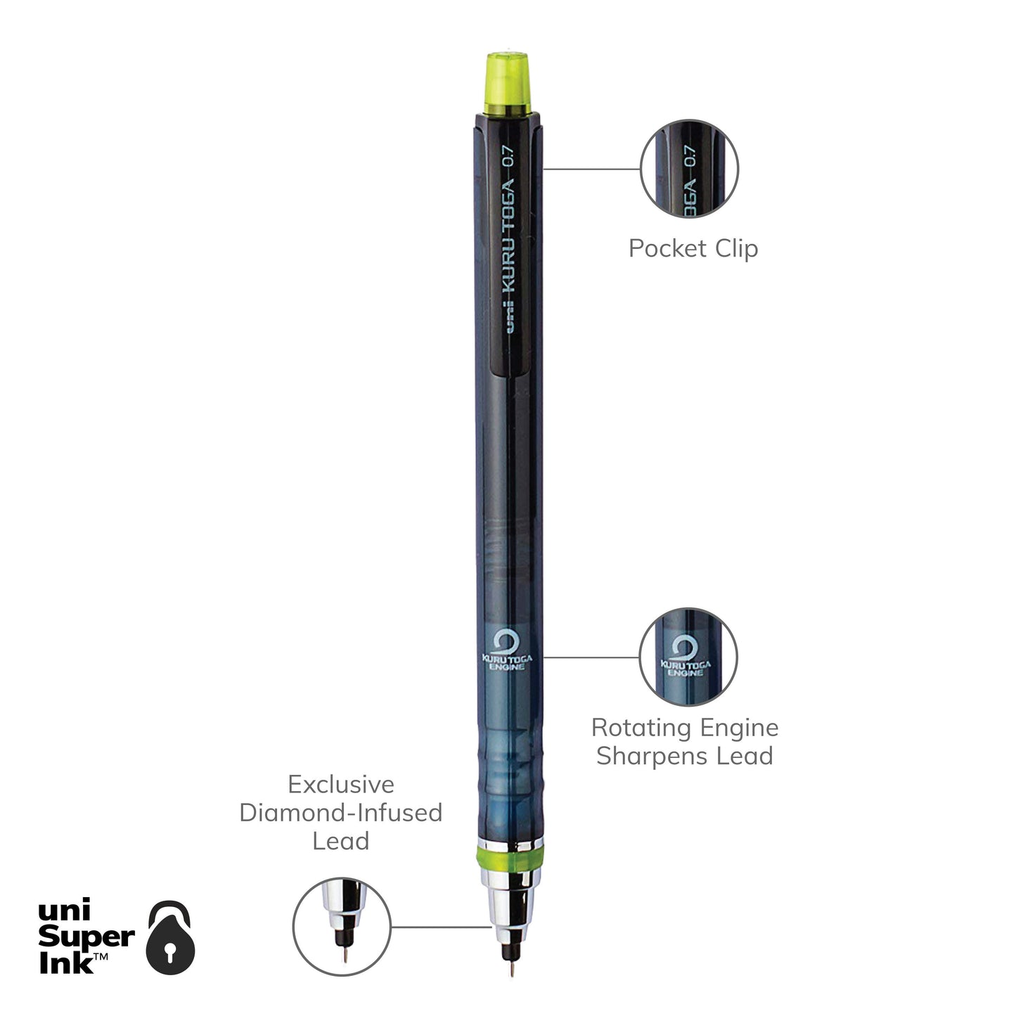 uni® KURU TOGA, Mechanical Pencil