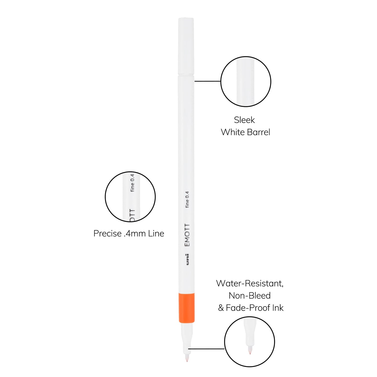 uni® EMOTT, Fine Line Marker