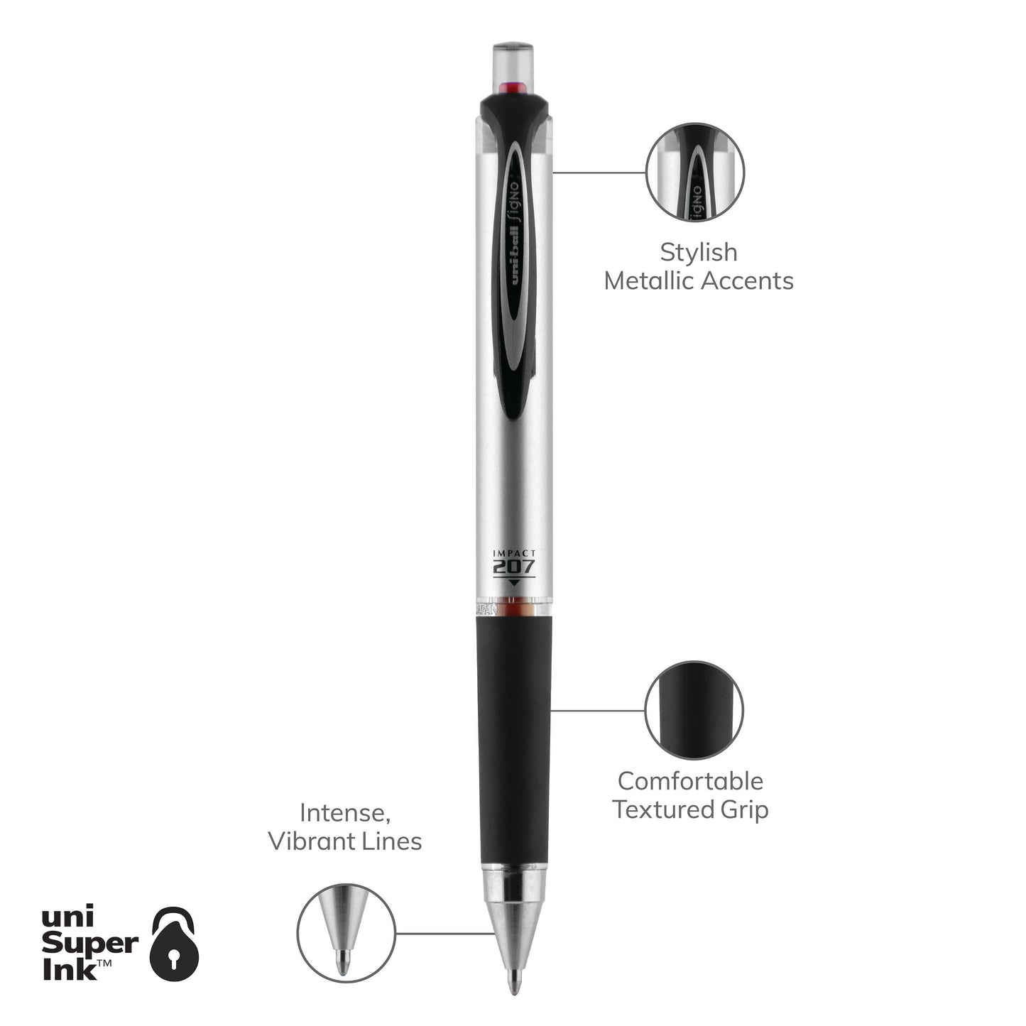 uniball™ 207 Impact RT, Gel Pen