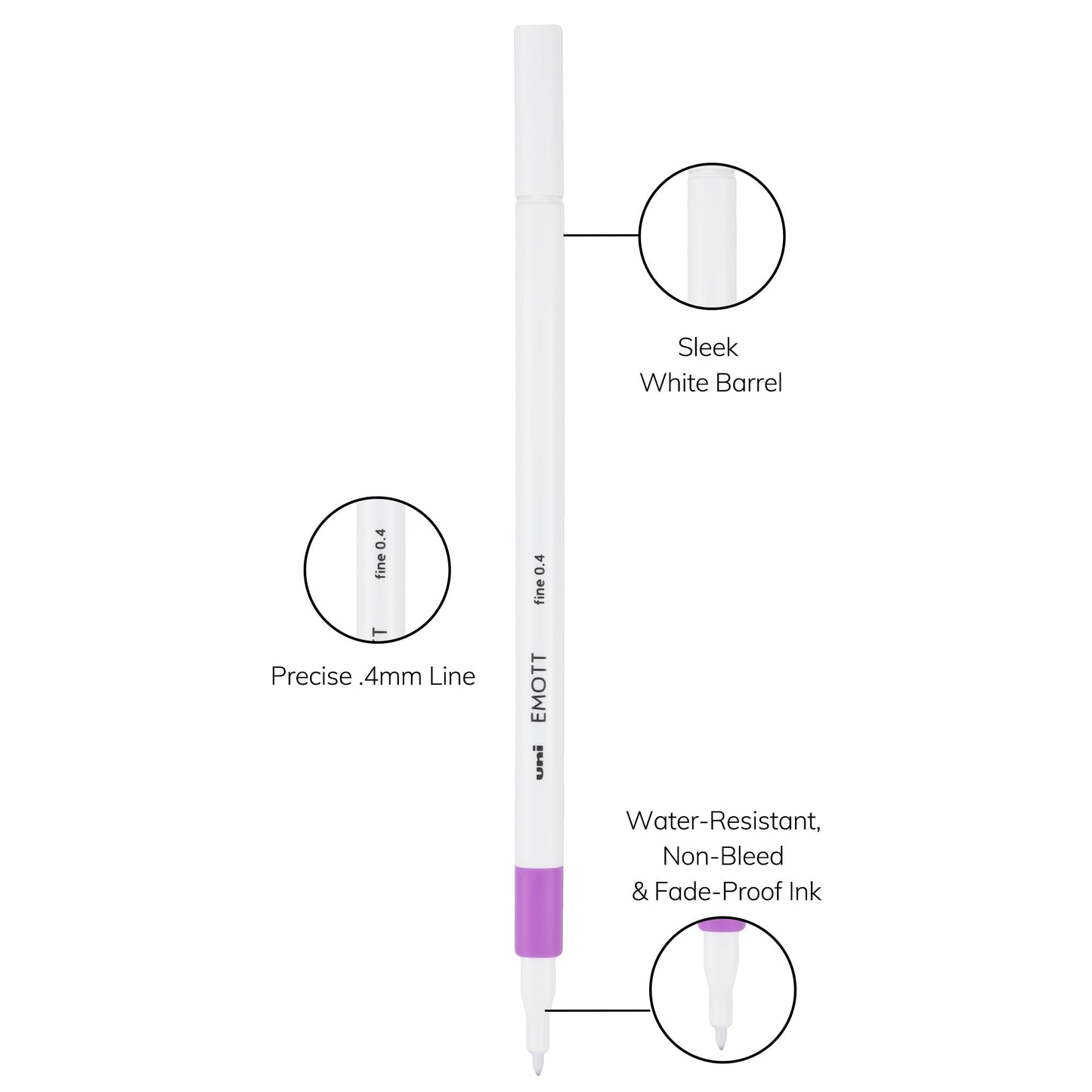 uni® EMOTT, Fine Line Marker