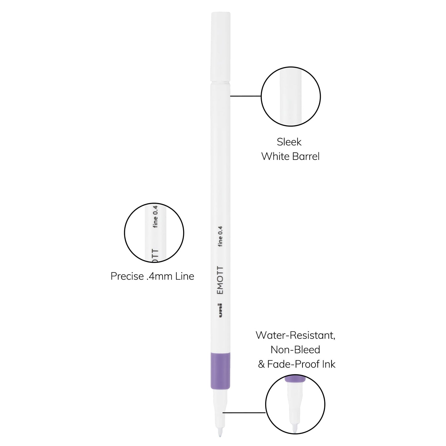 uni® EMOTT, Fine Line Marker