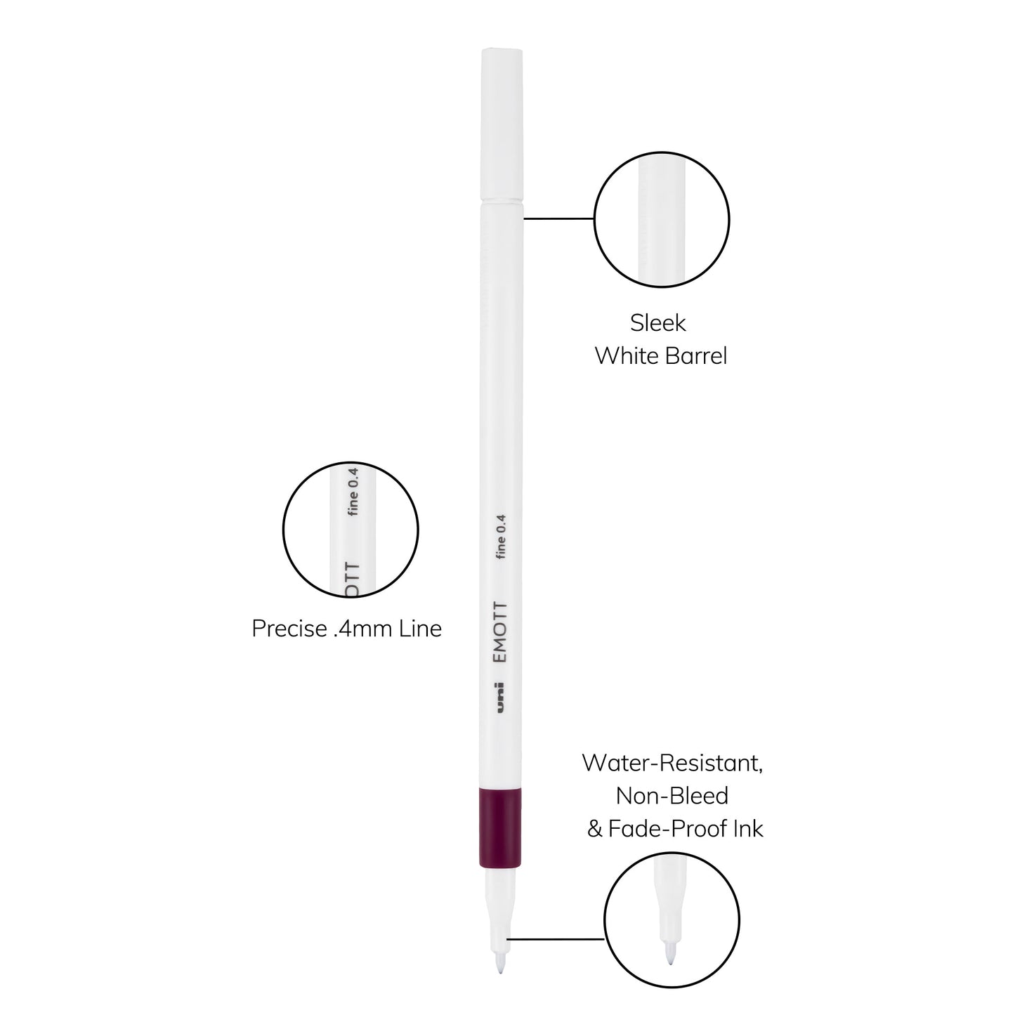 uni® EMOTT, Fine Line Marker