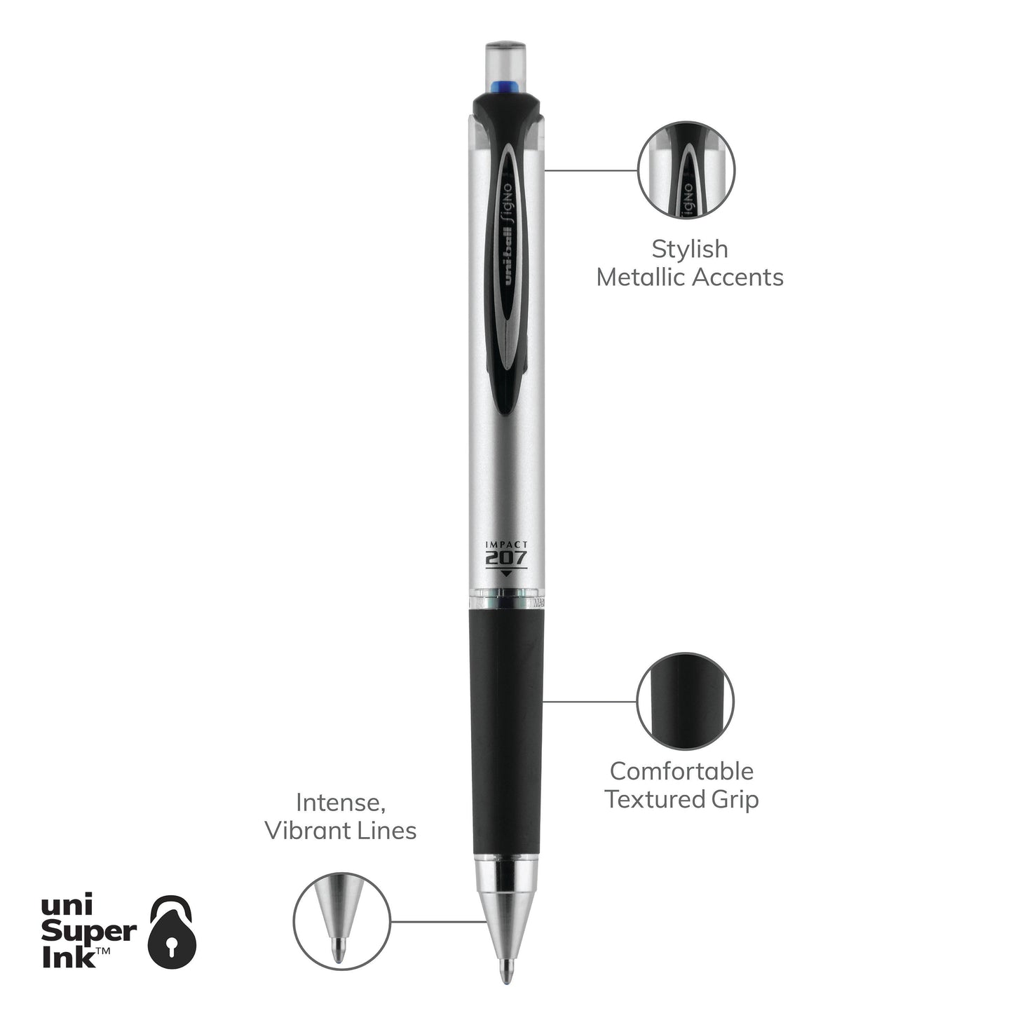 uniball™ 207 Impact RT, Gel Pen
