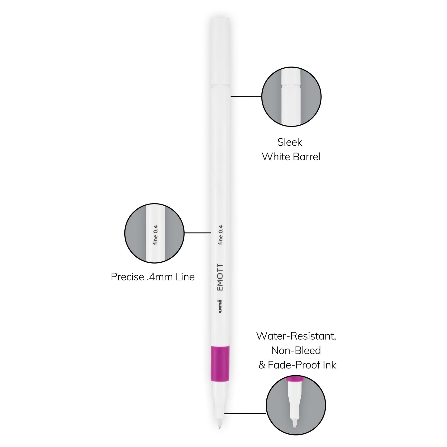 uni® EMOTT, Fine Line Marker