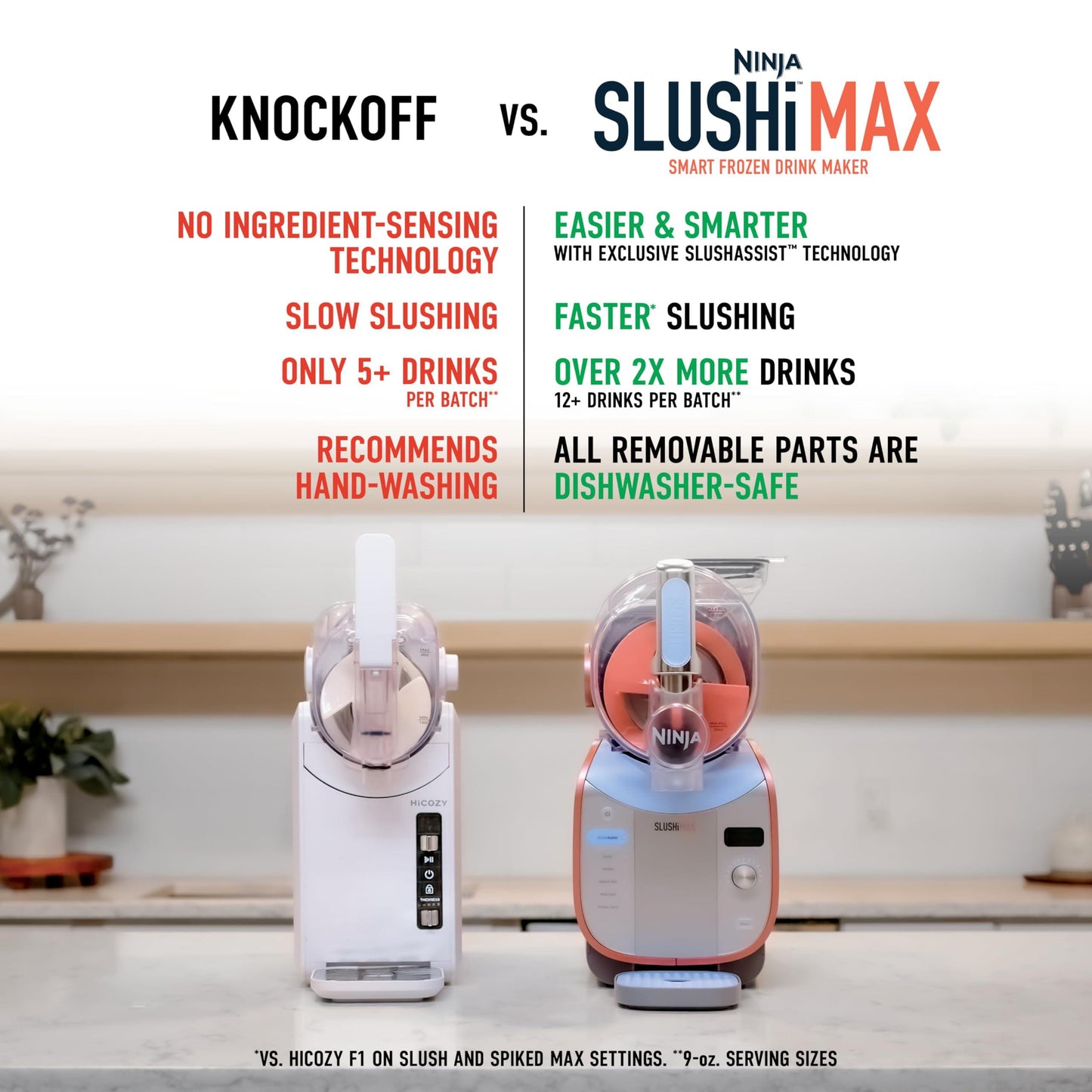 Ninja SLUSHi Max XXL Smart Frozen Drink Maker, 150 oz Party-Size Capacity, No Ice Needed, 6 Preset Programs, Keeps Ideal Temperature Texture
