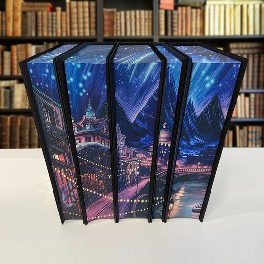 ACOTAR Rainbow Edition – Hand Painted Edge Collector’s Set | 5 Hardcover Books with Luxury Box, Posters & Art Prints