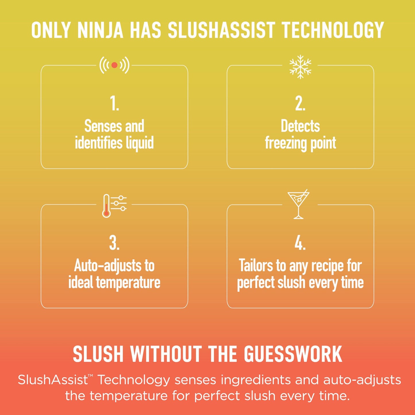 Ninja SLUSHi Max XXL Smart Frozen Drink Maker, 150 oz Party-Size Capacity, No Ice Needed, 6 Preset Programs, Keeps Ideal Temperature Texture