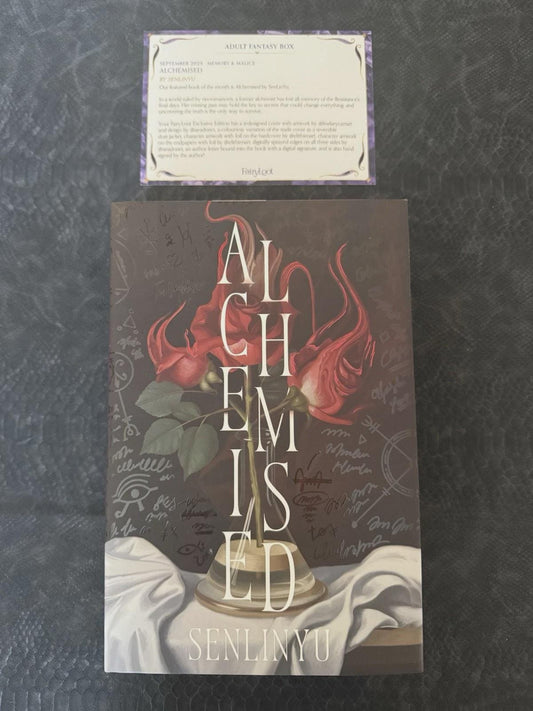 Fairyloot Alchemised SenLinYu New SIGNED STENCILED FOILED