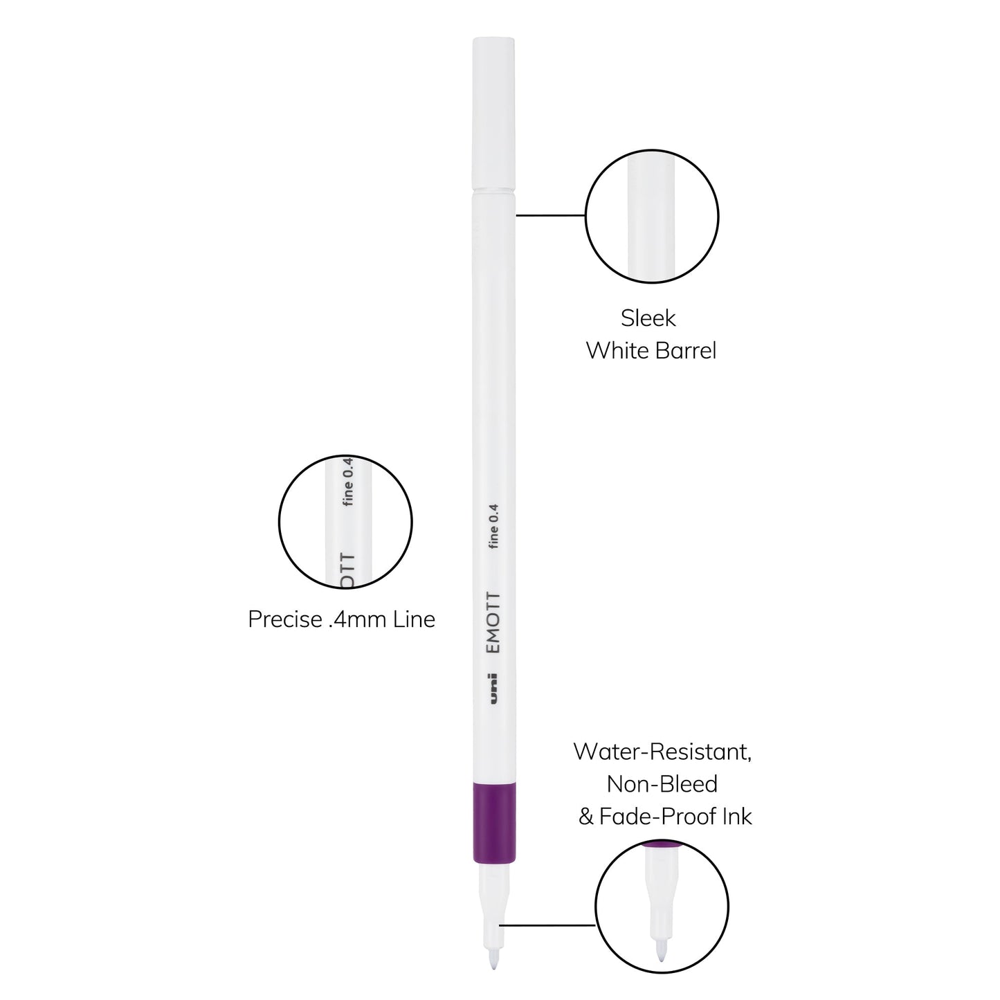 uni® EMOTT, Fine Line Marker