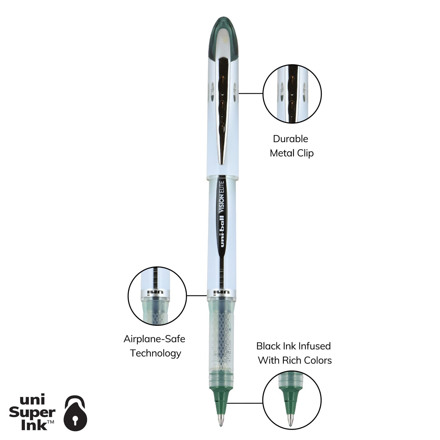 uniball™ Vision Elite BLX, Rollerball Pen