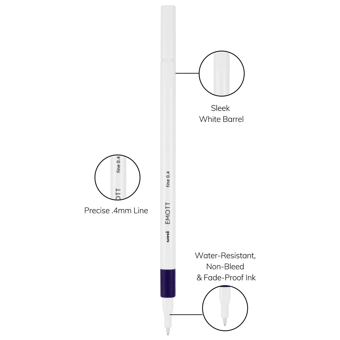 uni® EMOTT, Fine Line Marker